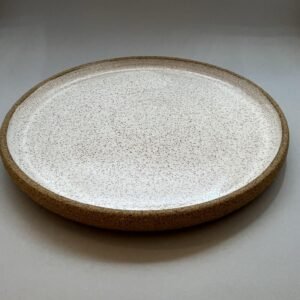 Prato Médio 18 cm - Branco lateral reta